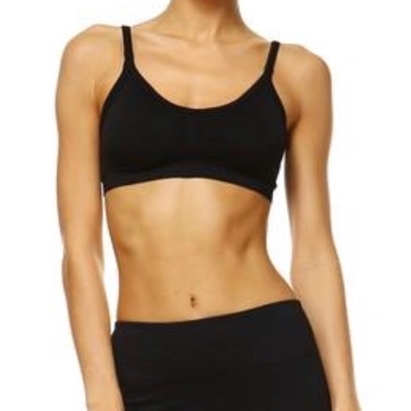 🌻3 for $25🌻 Black Cross Cross Back Sports Bra - Picture 4 of 5